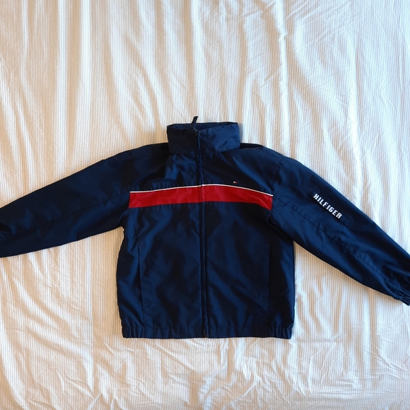 TOMMY HILFIGER Windbreaker | kid size small - Picture 3 of 8